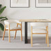 Spisestoler 2 pcs Naturlig 54 x 57 x 73 cm Solid Gummitre