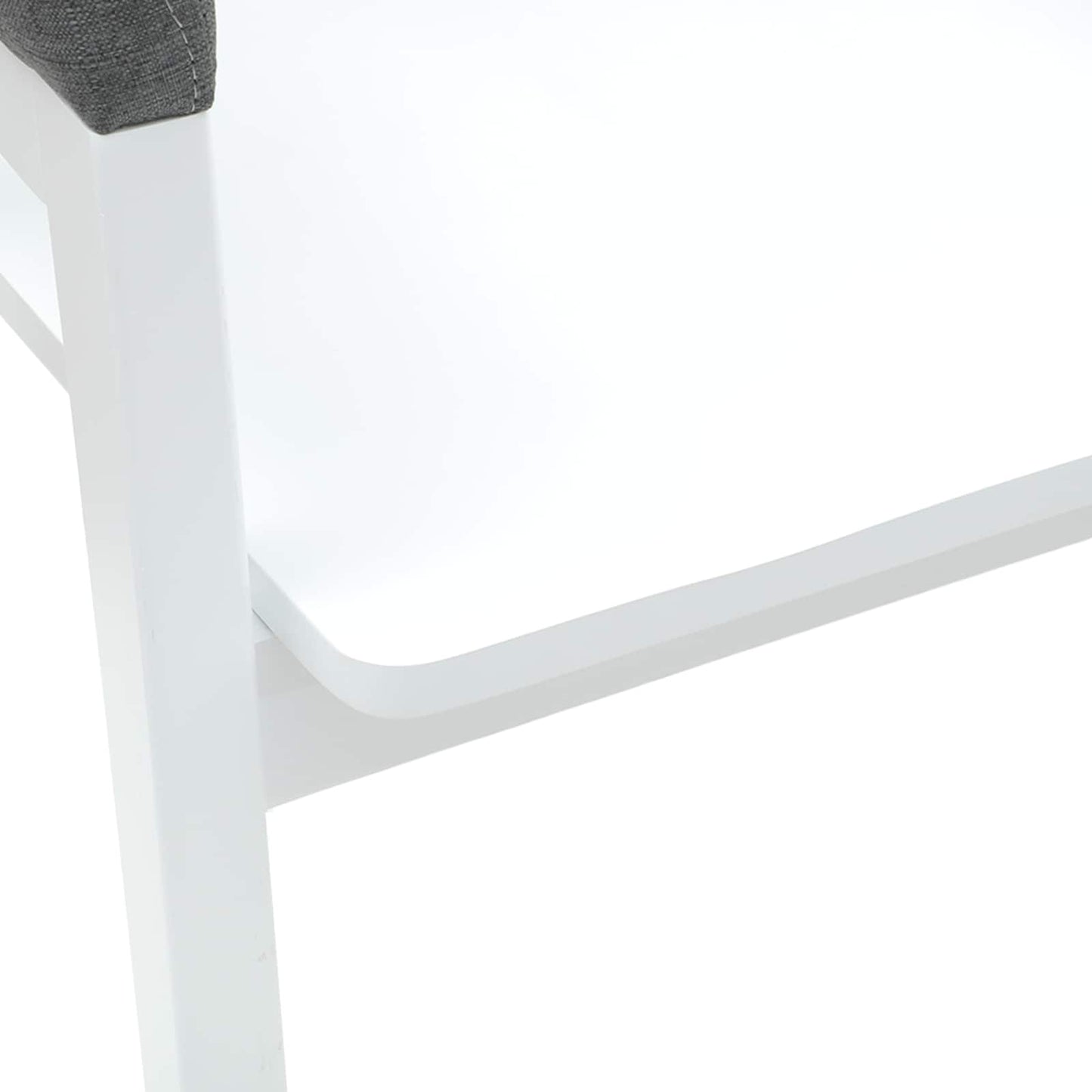 Spisestoler 2 pcs Hvit 54 x 57 x 73 cm Solid Gummitre