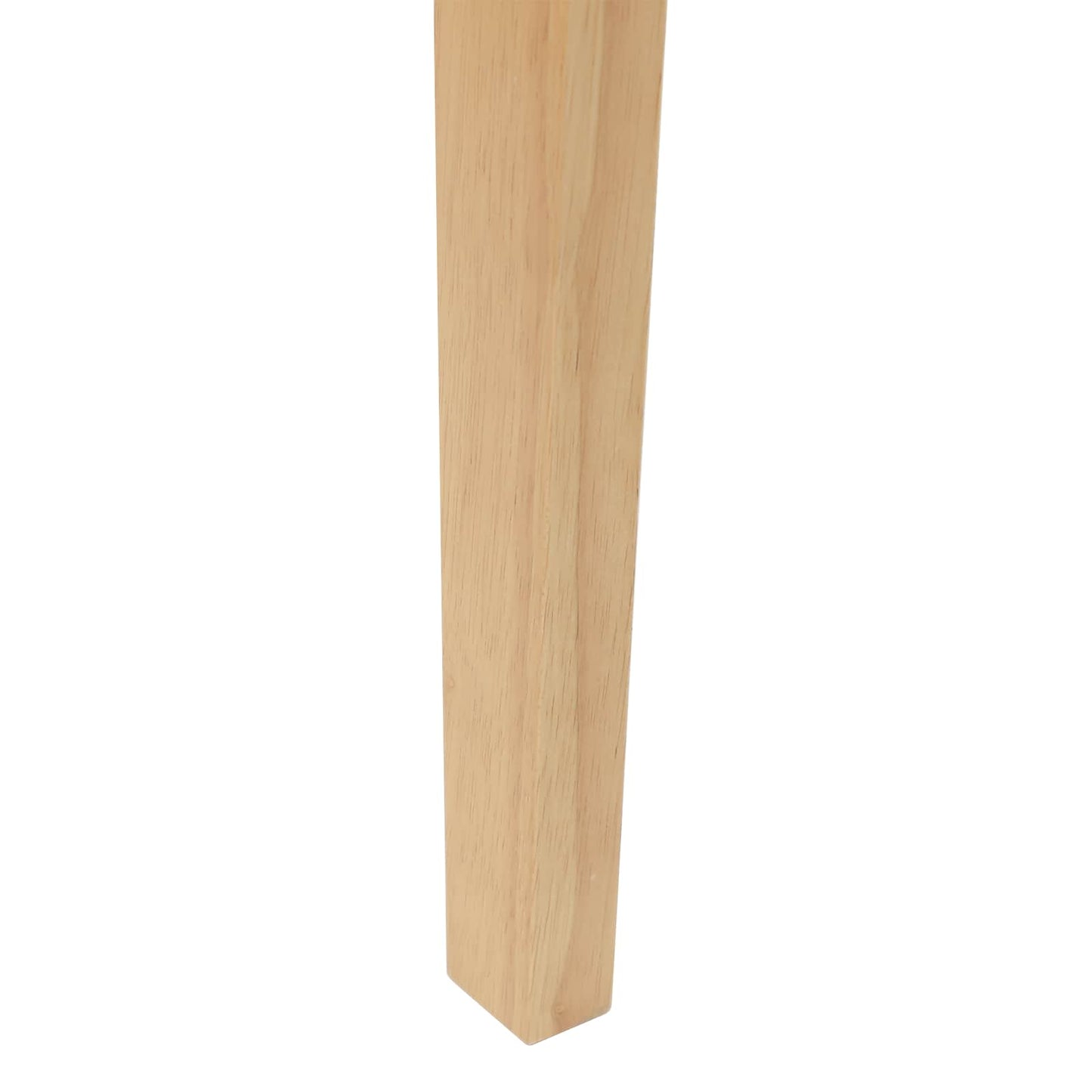 Spisestoler 2 pcs Naturlig 42 x 47.5 x 81 cm Solid Gummitre