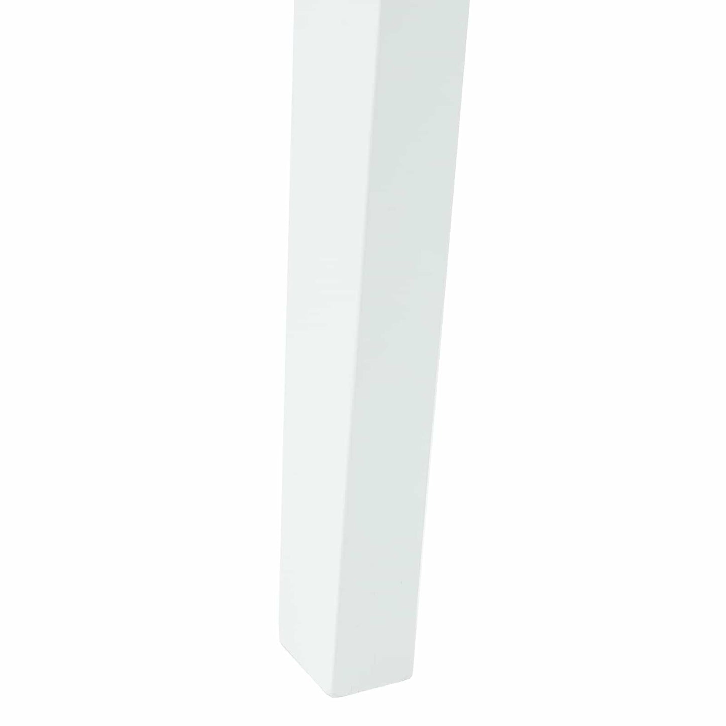 Spisestoler 2 pcs Hvit 42 x 47.5 x 81 cm Solid Gummitre