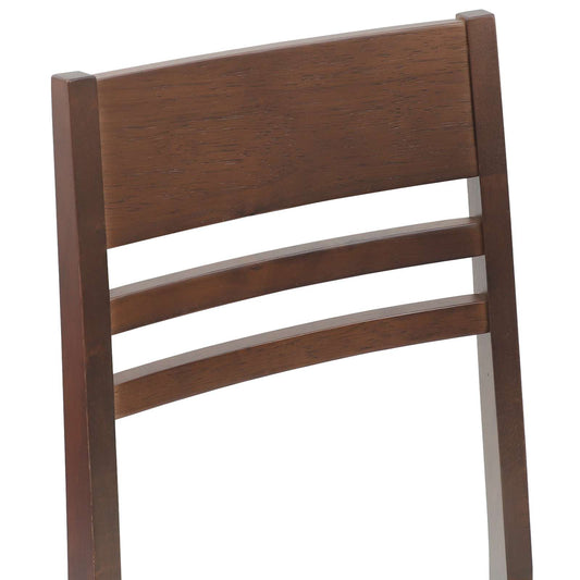 Spisestoler 2 pcs Lys Brun 43 x 54 x 89 cm Solid Gummitre