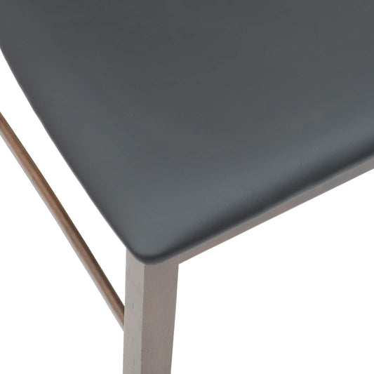 Spisestoler 2 pcs Lys Brun 43 x 54 x 89 cm Solid Gummitre