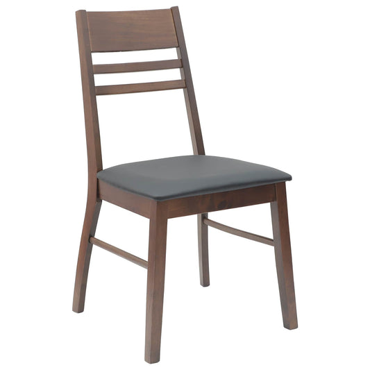 Spisestoler 2 pcs Lys Brun 43 x 54 x 89 cm Solid Gummitre
