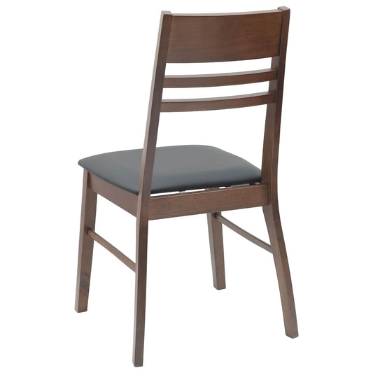 Spisestoler 2 pcs Lys Brun 43 x 54 x 89 cm Solid Gummitre
