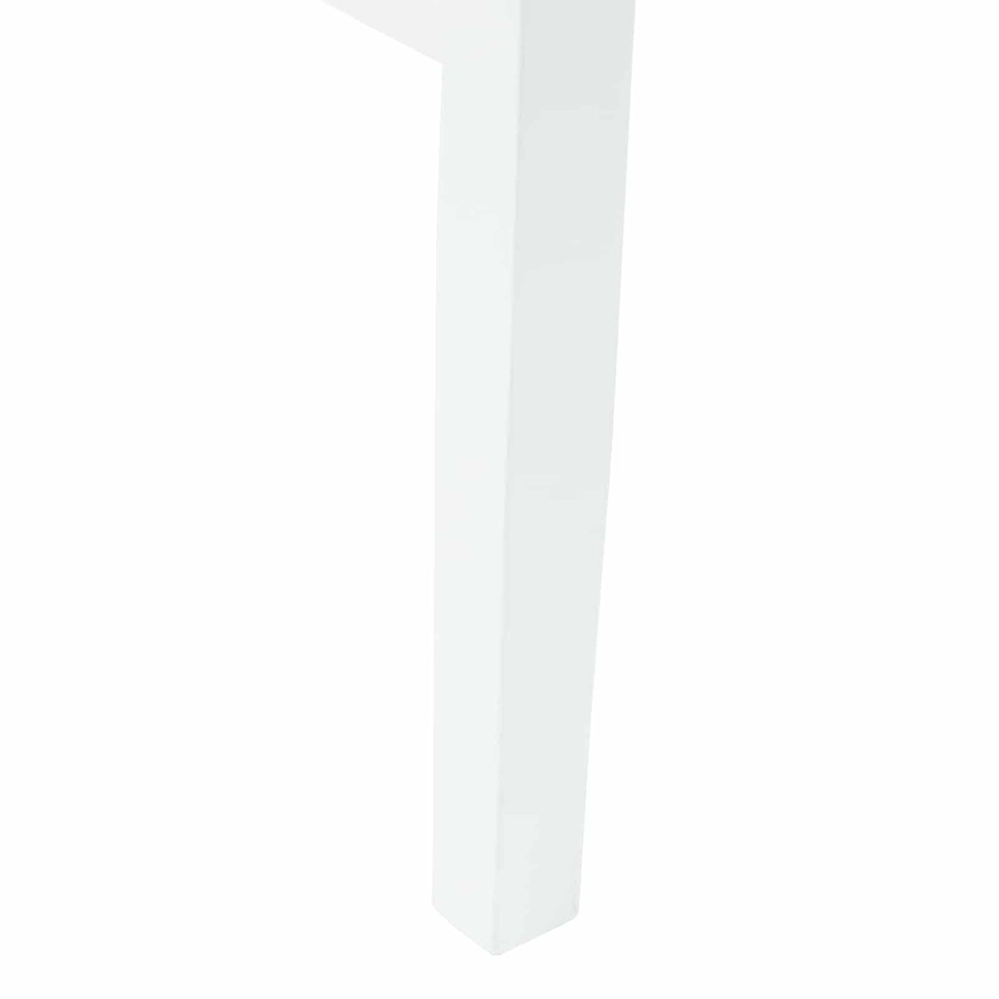 Spisestoler 2 pcs Hvit 43 x 54 x 89 cm Solid Gummitre