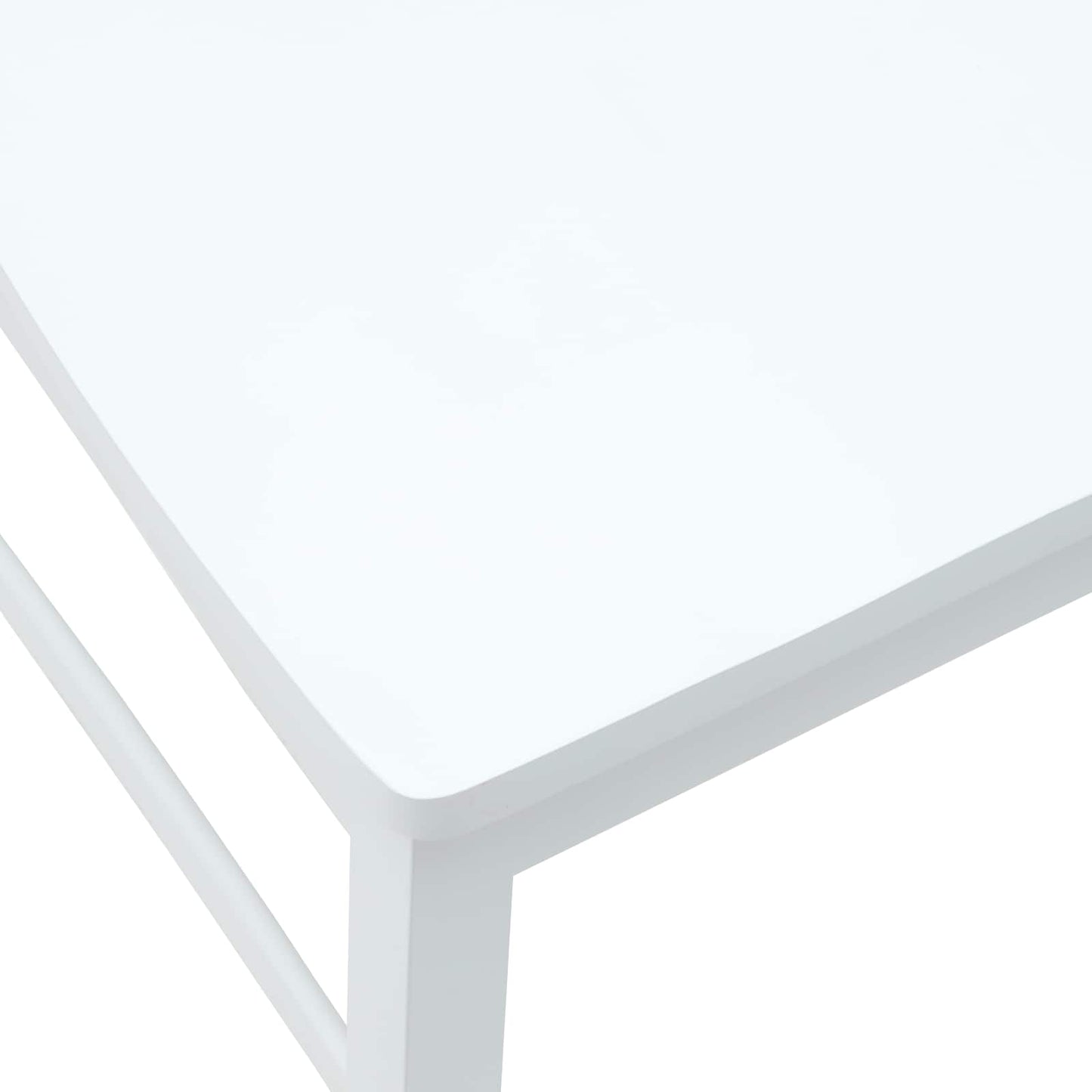 Spisestoler 2 pcs Hvit 43 x 54 x 89 cm Solid Gummitre