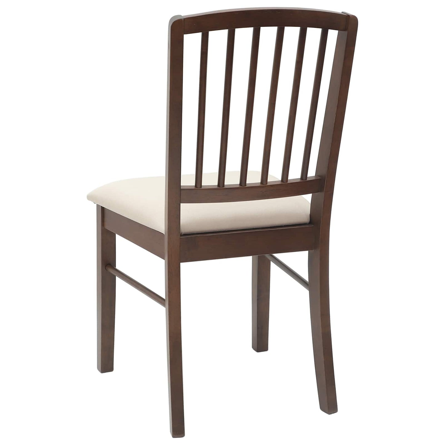 Spisestoler 2 pcs Lys Brun 50 x 52,5 x 91 cm Solid Gummitre