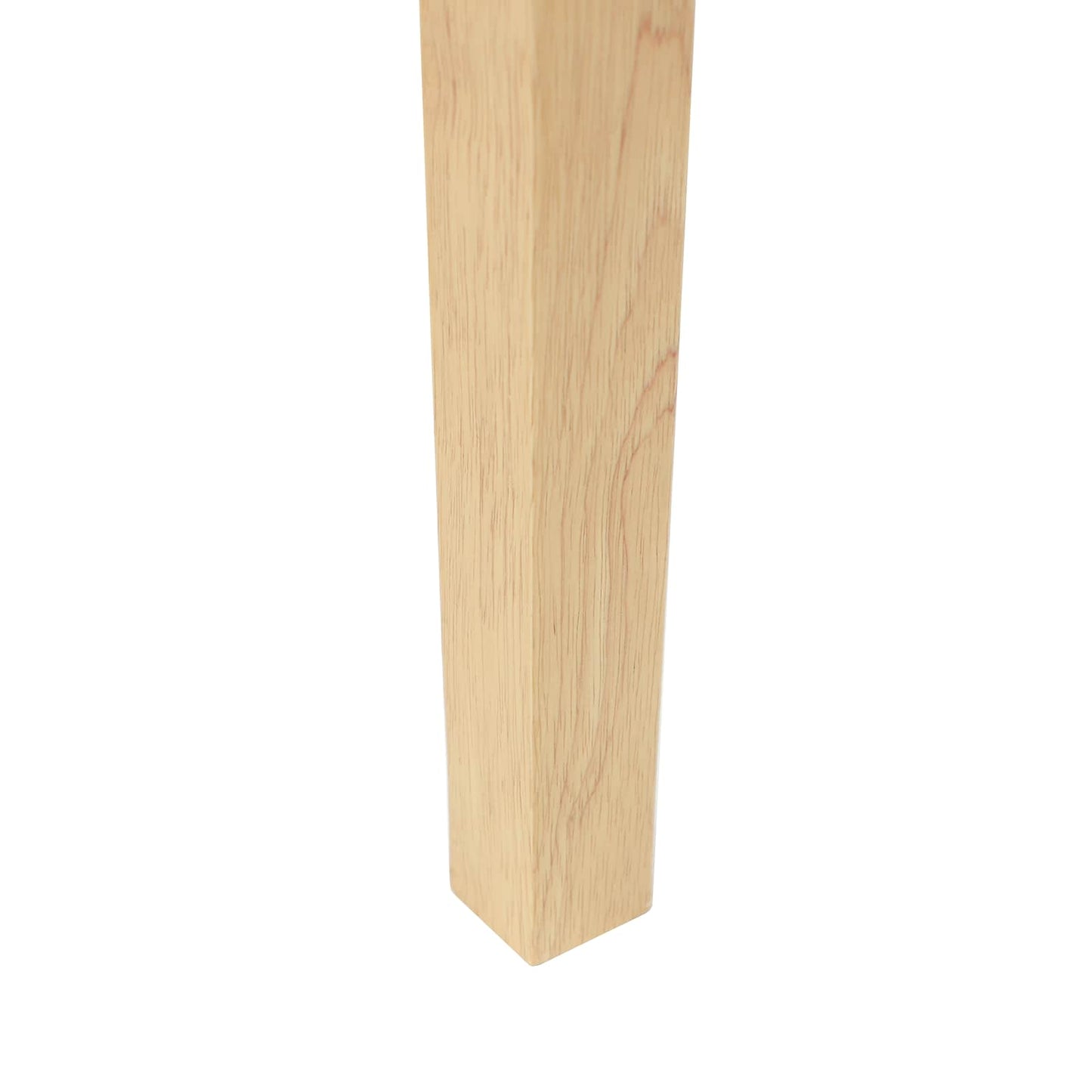 Spisestoler 2 pcs Naturlig 50 x 52,5 x 91 cm Solid Gummitre