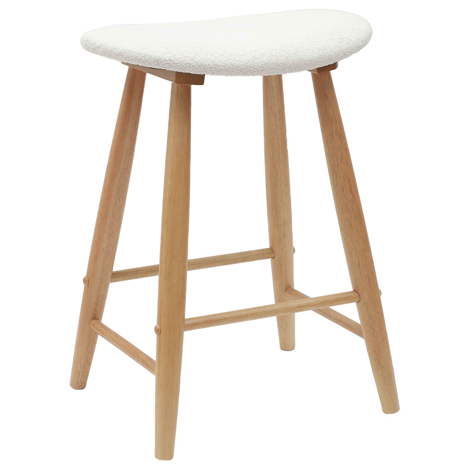 Spisestoler 2 pcs Naturlig 46 x 37 x 63 cm Solid Gummitre vidaXL