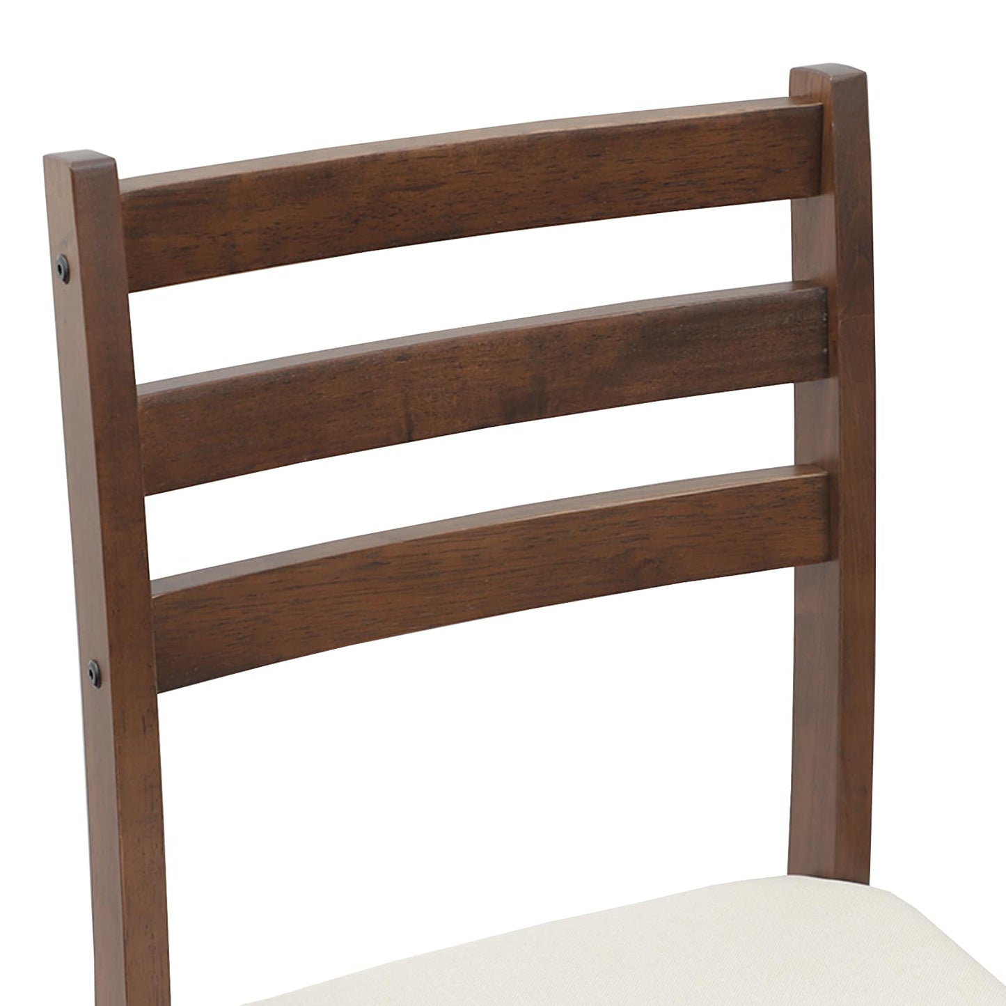 Spisestoler 2 pcs Lys Brun 40 x 47,5 x 99,5 cm Solid Gummitre vidaXL