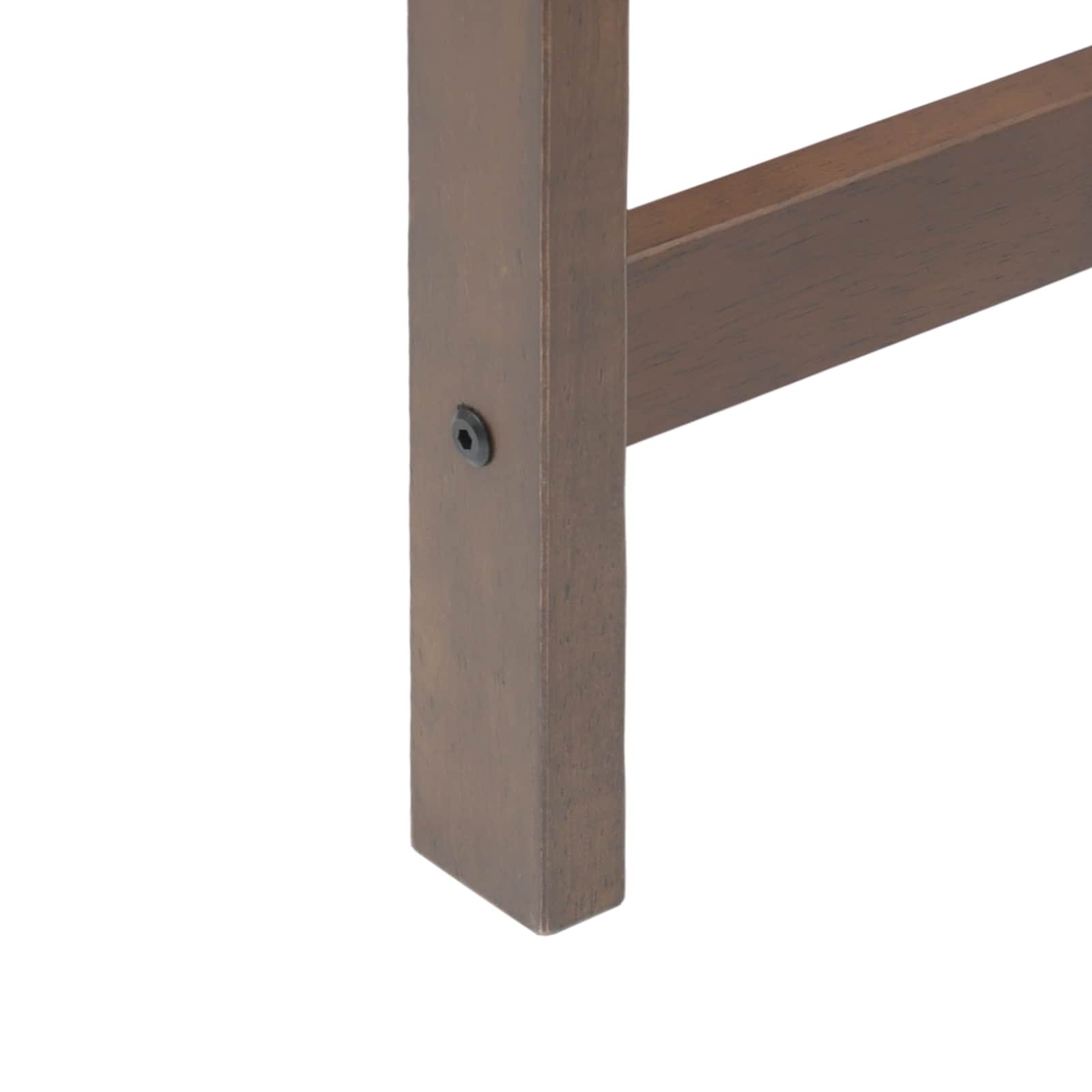 Spisestoler 2 pcs Lys Brun 40 x 47,5 x 99,5 cm Solid Gummitre vidaXL