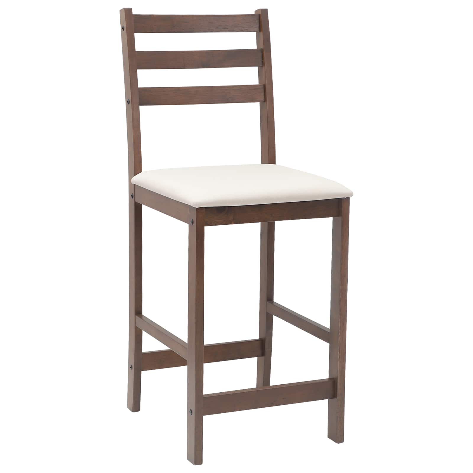 Spisestoler 2 pcs Lys Brun 40 x 47,5 x 99,5 cm Solid Gummitre vidaXL