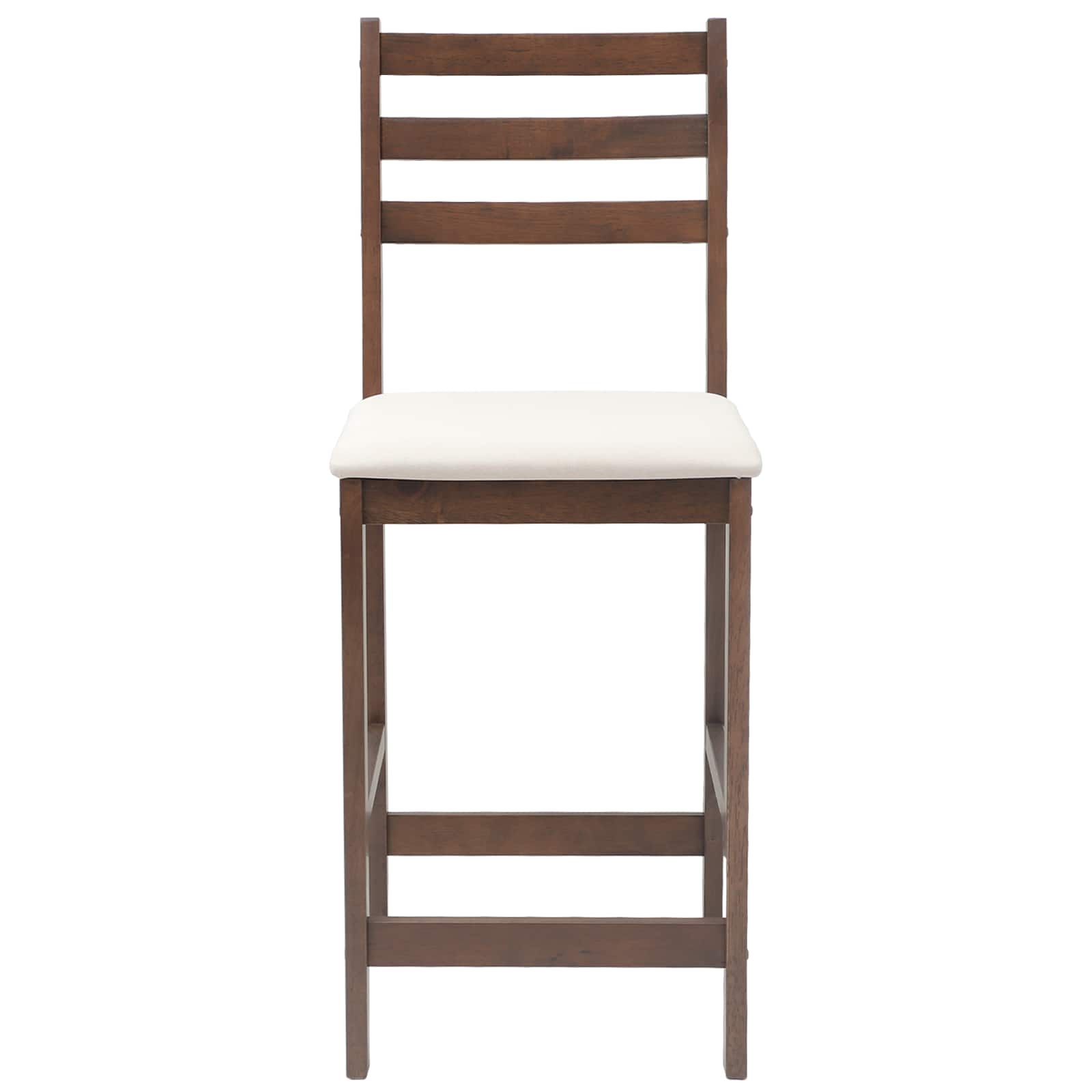 Spisestoler 2 pcs Lys Brun 40 x 47,5 x 99,5 cm Solid Gummitre vidaXL