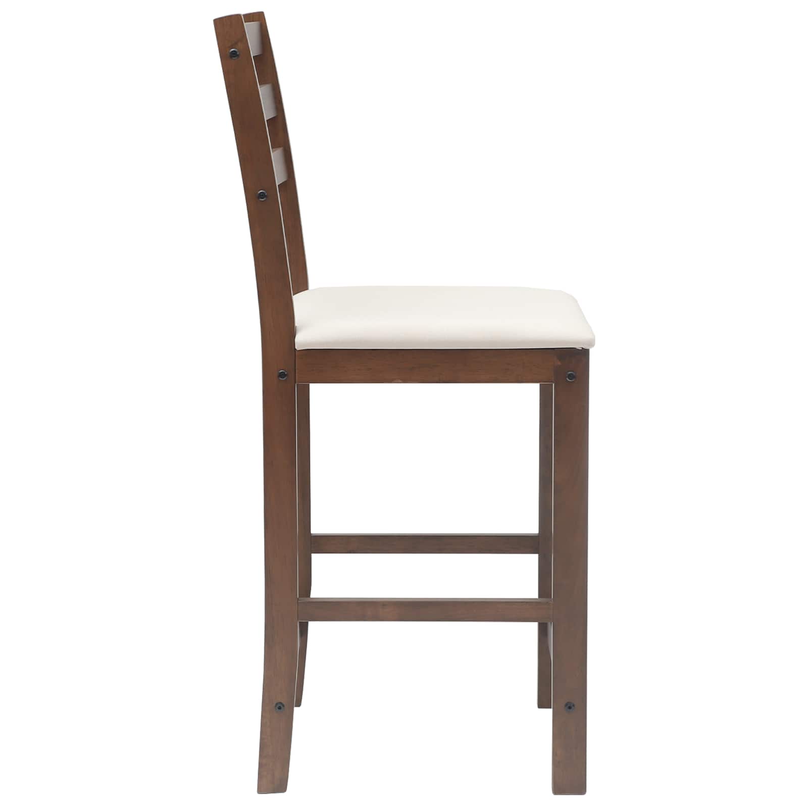Spisestoler 2 pcs Lys Brun 40 x 47,5 x 99,5 cm Solid Gummitre vidaXL