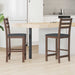 Spisestoler 2 pcs Lys Brun 40 x 47,5 x 99,5 cm Solid Gummitre vidaXL