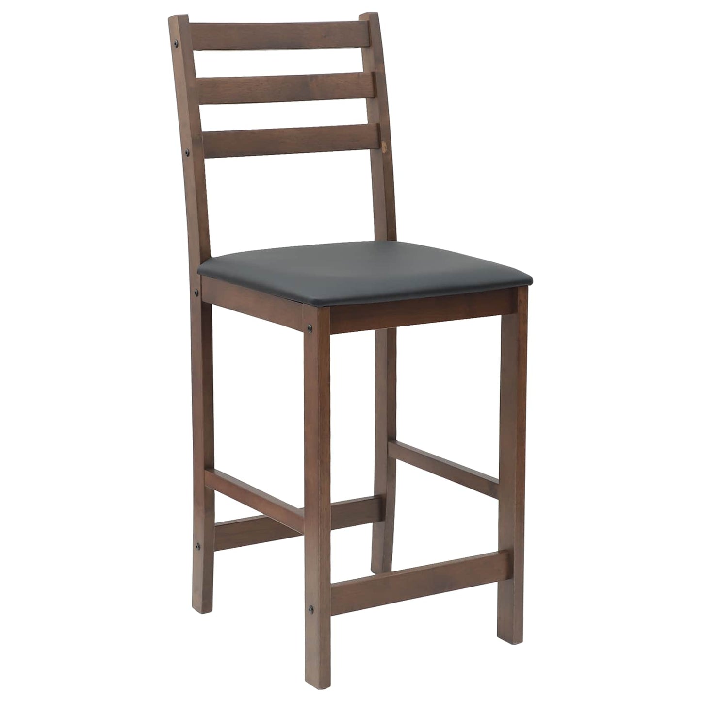 Spisestoler 2 pcs Lys Brun 40 x 47,5 x 99,5 cm Solid Gummitre vidaXL