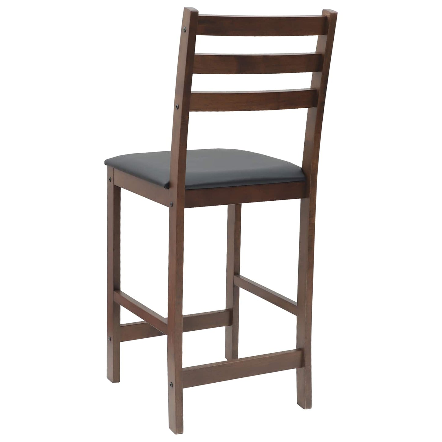 Spisestoler 2 pcs Lys Brun 40 x 47,5 x 99,5 cm Solid Gummitre vidaXL