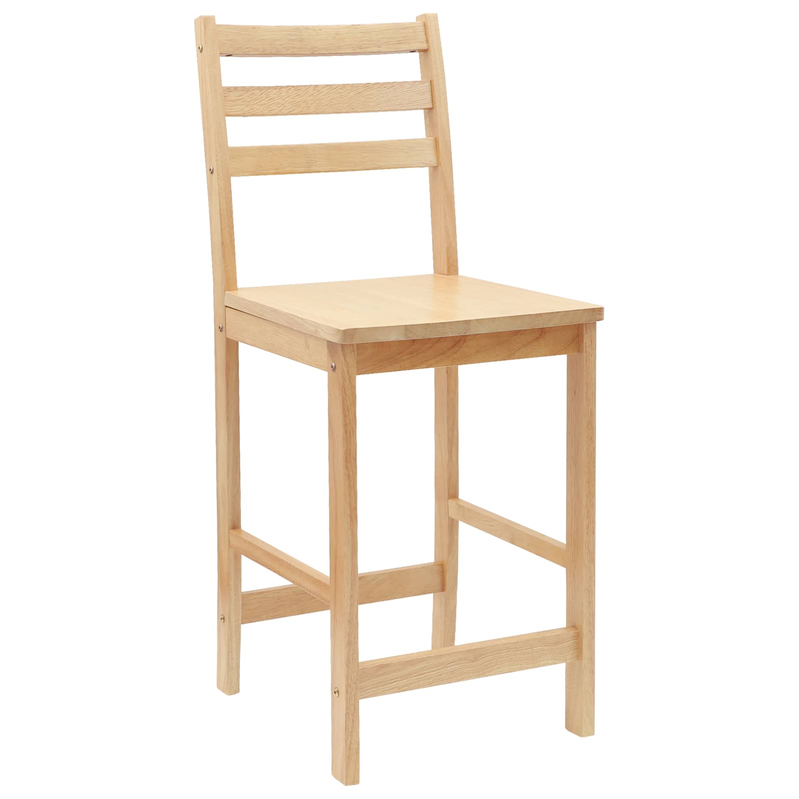 Spisestoler 2 pcs Naturlig 40 x 47,5 x 99,5 cm Solid Gummitre vidaXL