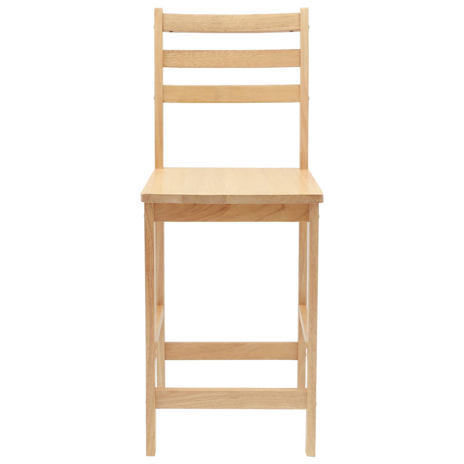 Spisestoler 2 pcs Naturlig 40 x 47,5 x 99,5 cm Solid Gummitre vidaXL