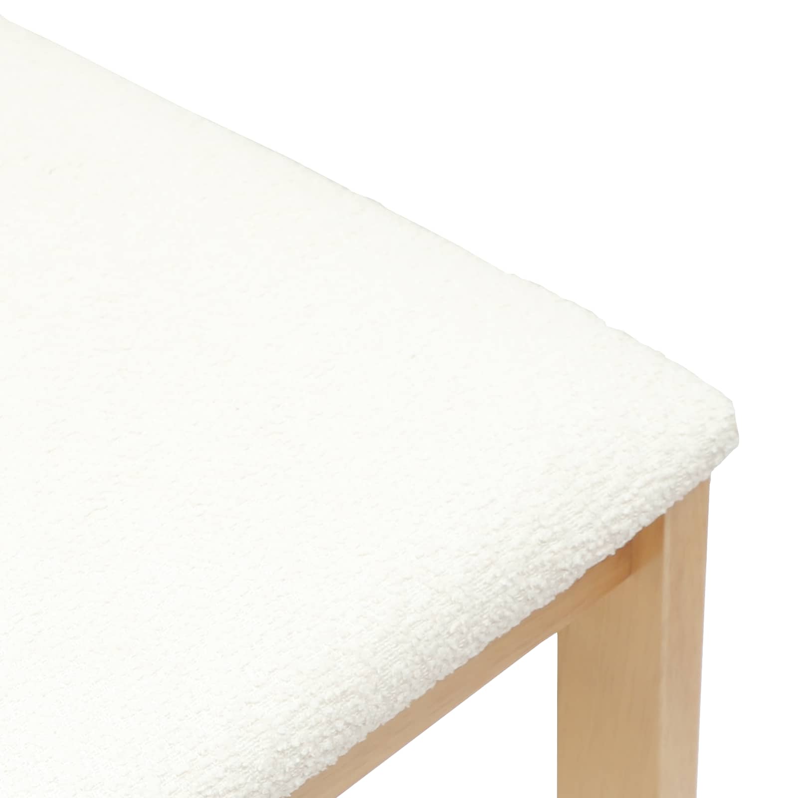 Spisestoler 2 pcs Naturlig 40 x 47,5 x 99,5 cm Solid Gummitre vidaXL