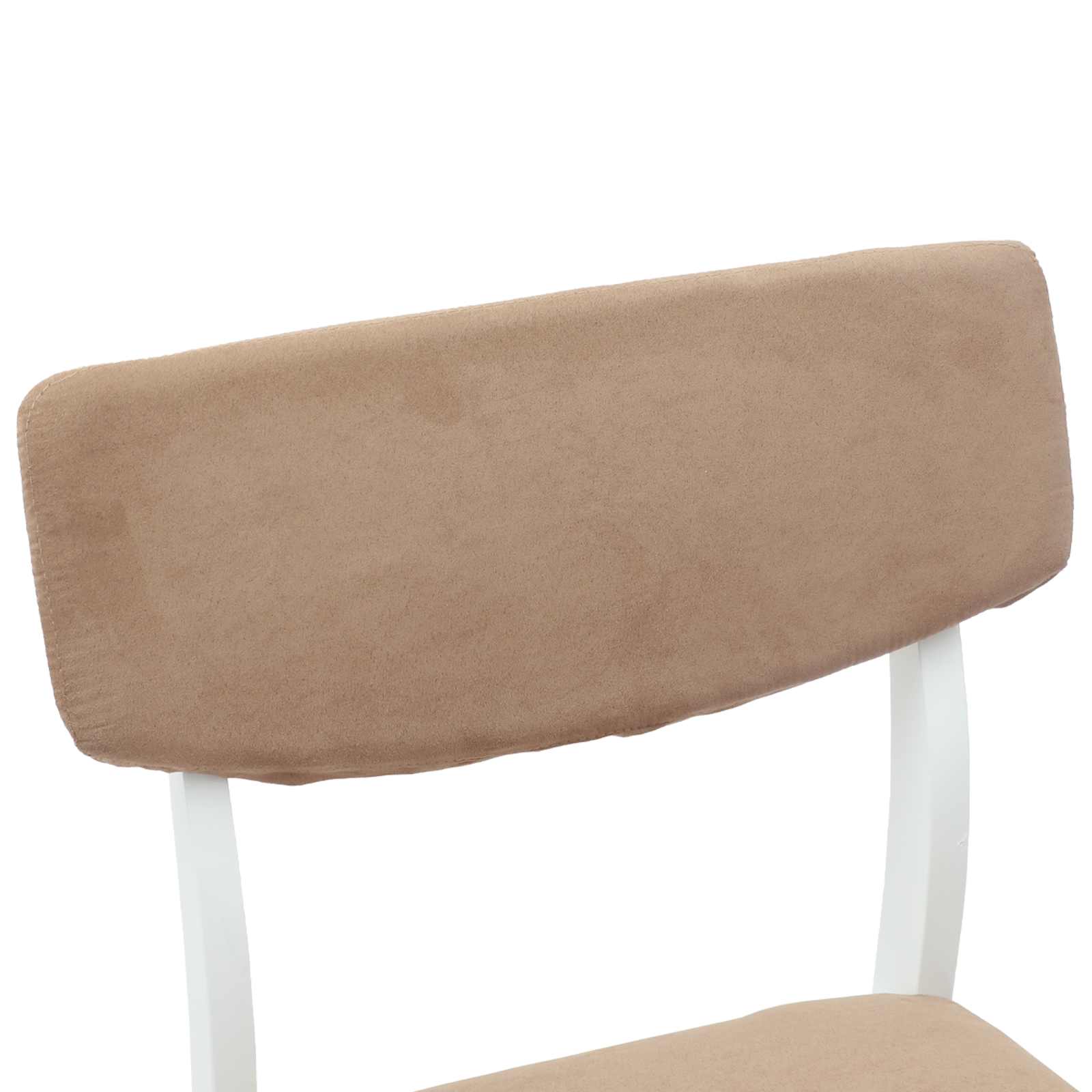 Spisestoler 2 pcs Hvit 48 x 49 x 95 cm Solid Gummitre vidaXL