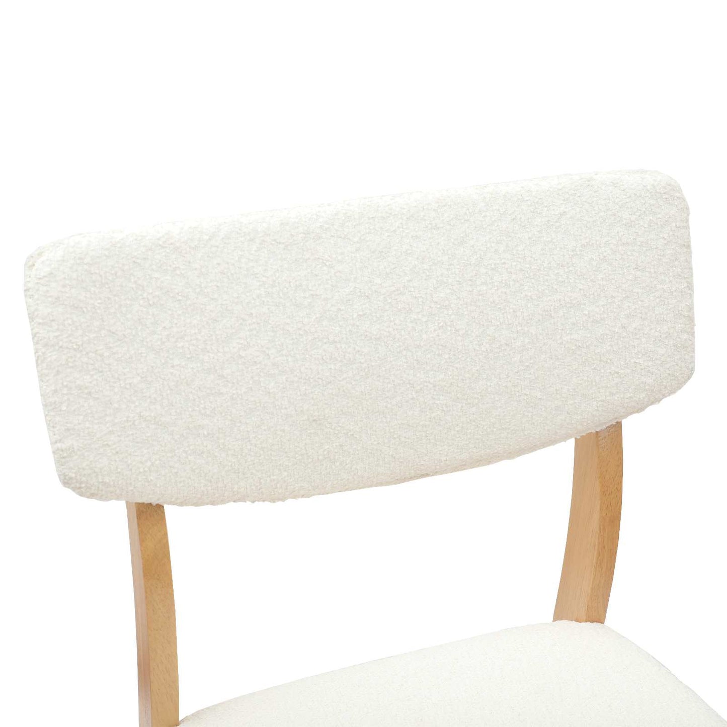 Spisestoler 2 pcs Naturlig 48 x 49 x 95 cm Solid Gummitre vidaXL