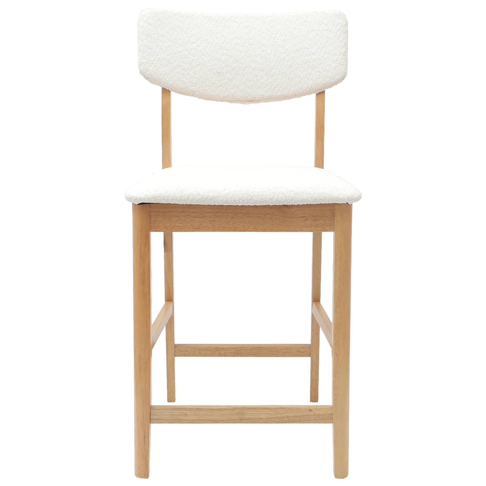 Spisestoler 2 pcs Naturlig 48 x 49 x 95 cm Solid Gummitre vidaXL