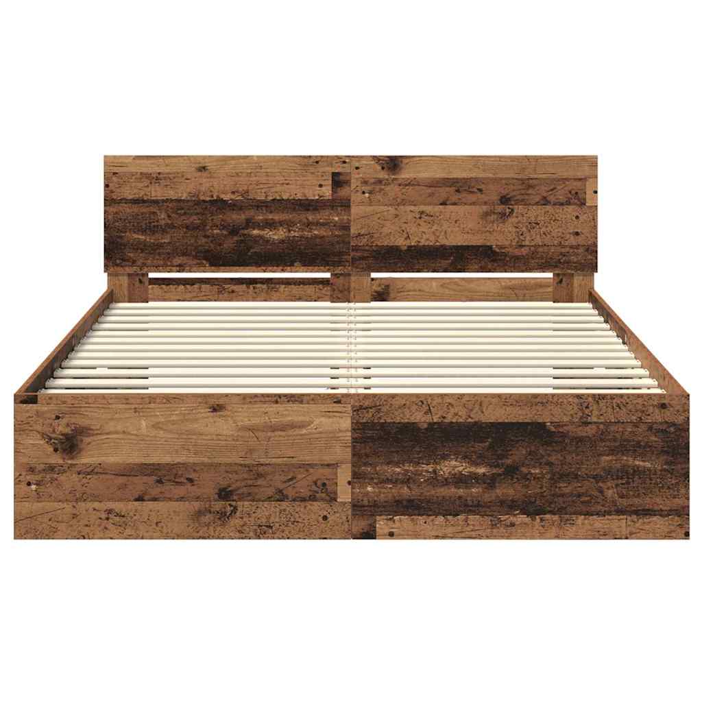 Sengestamme Gamle tre 140 x 190 cm Konstruert tre