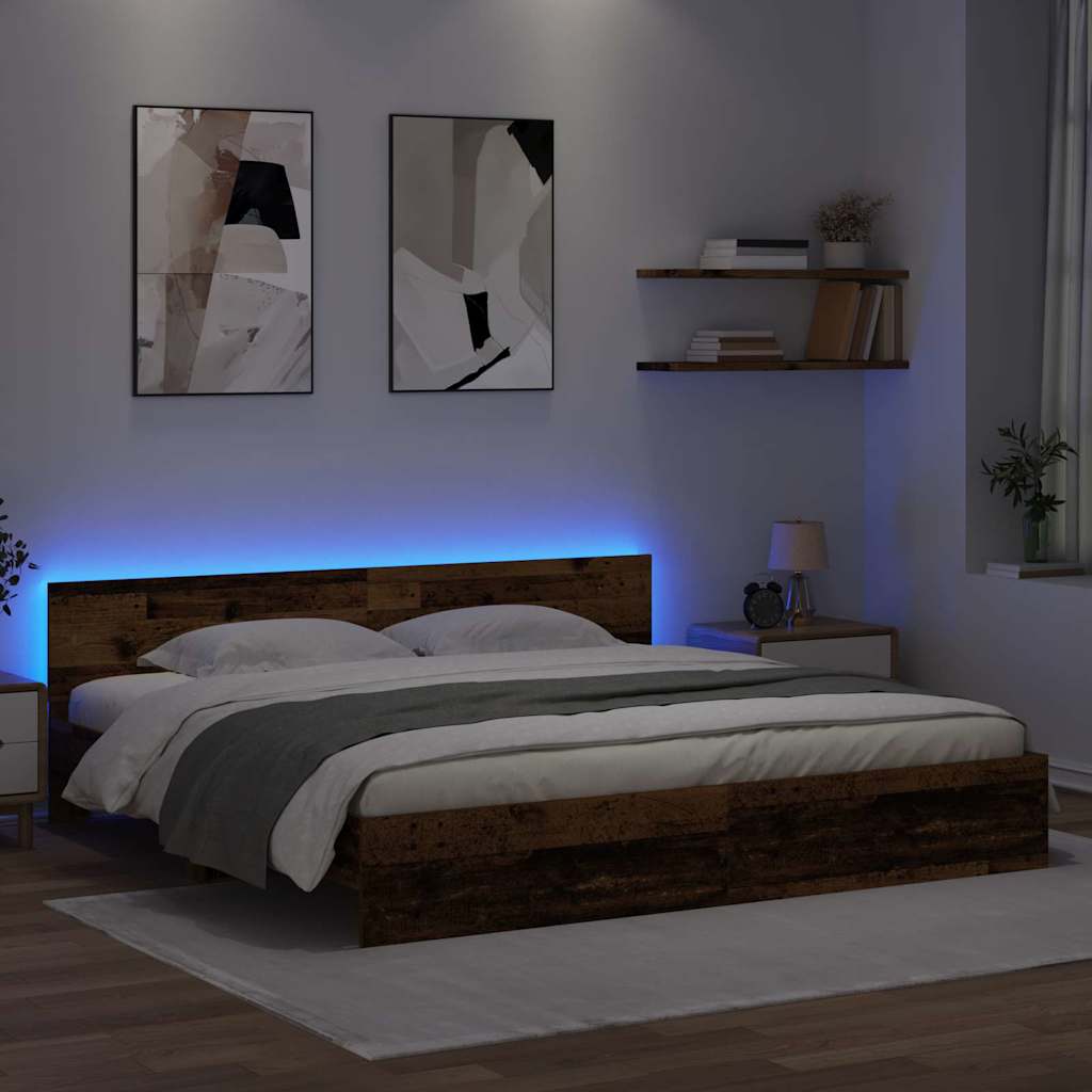 Sengestamme Gamle tre 180 x 200 cm Konstruert tre