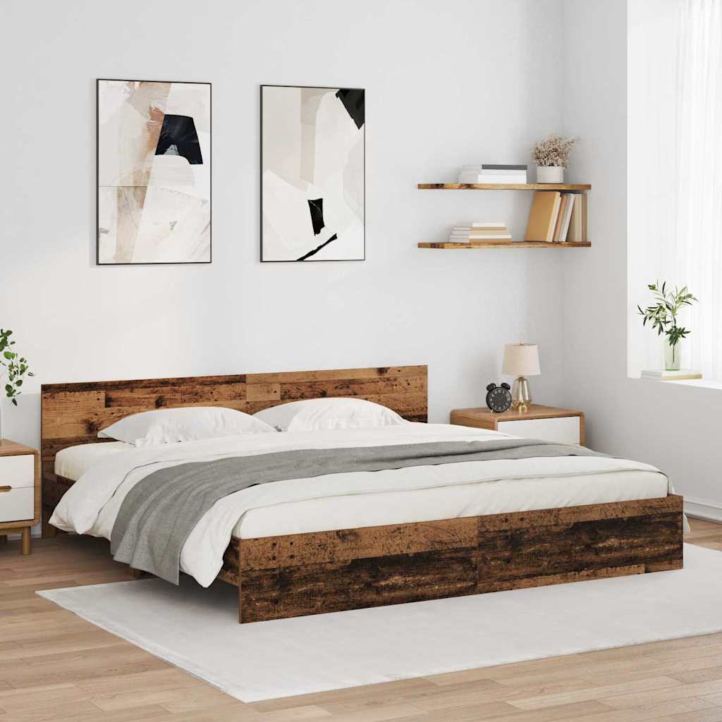 Sengestamme Gamle tre 180 x 200 cm Konstruert tre