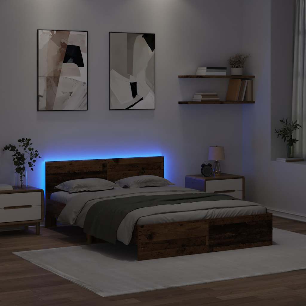 Sengestamme Gamle tre 140 x 200 cm Konstruert tre