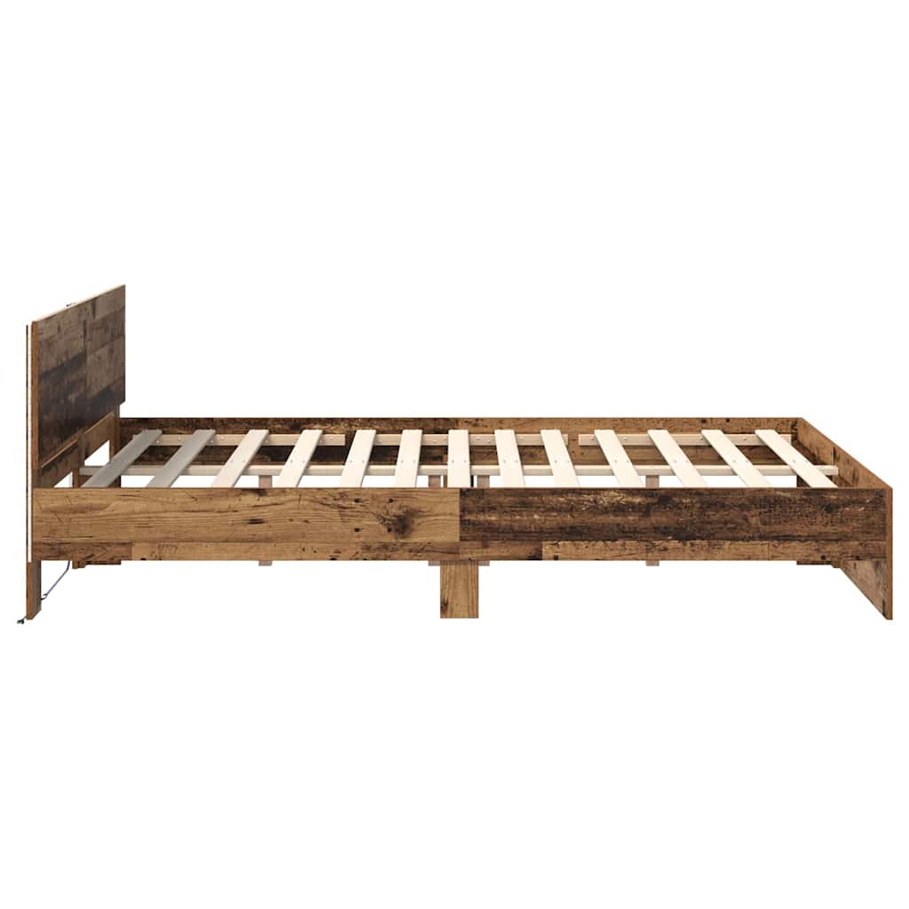 Sengestamme Gamle tre 140 x 200 cm Konstruert tre
