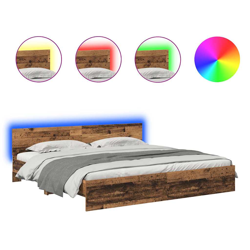 Sengestamme Gamle tre 200 x 200 cm Konstruert tre