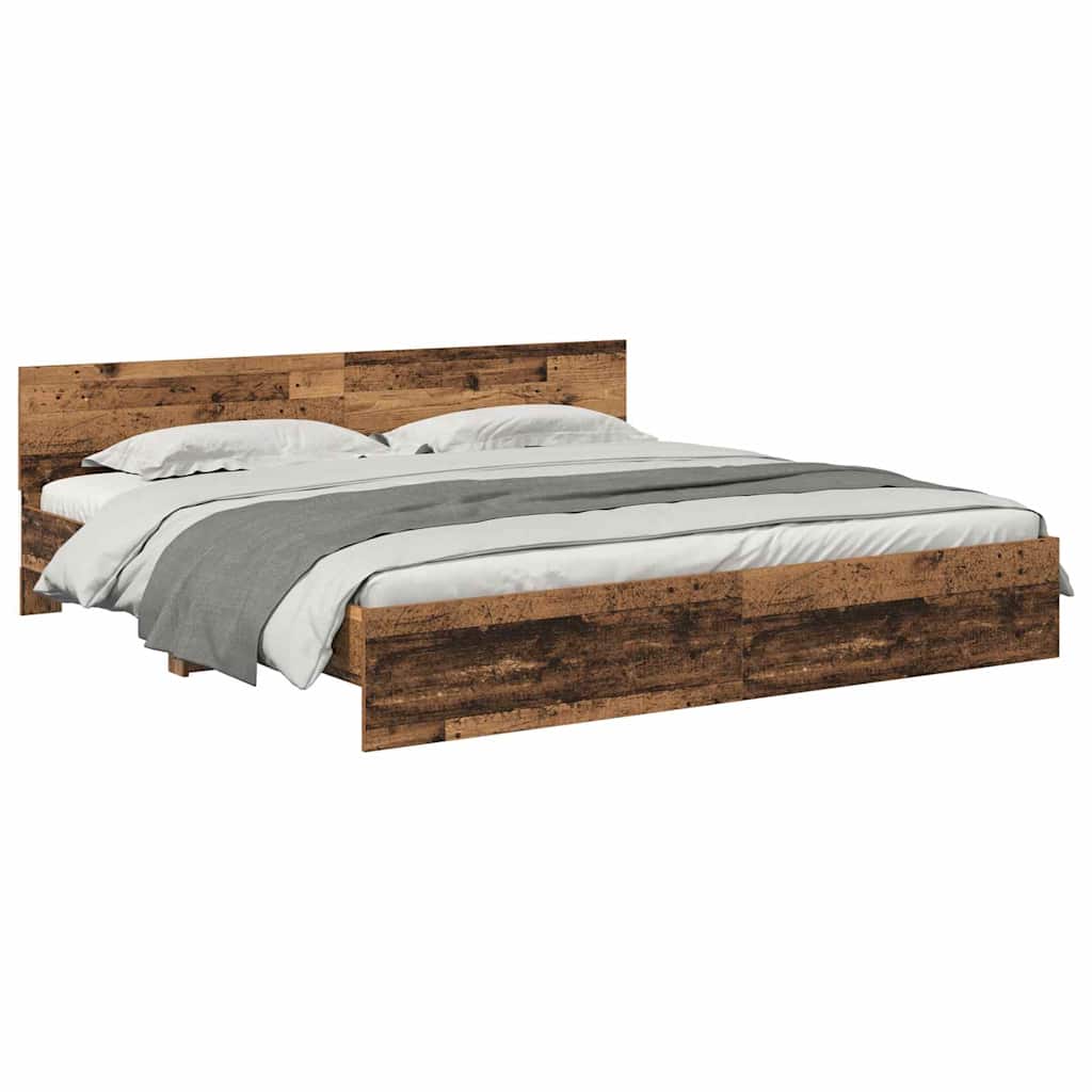 Sengestamme Gamle tre 200 x 200 cm Konstruert tre