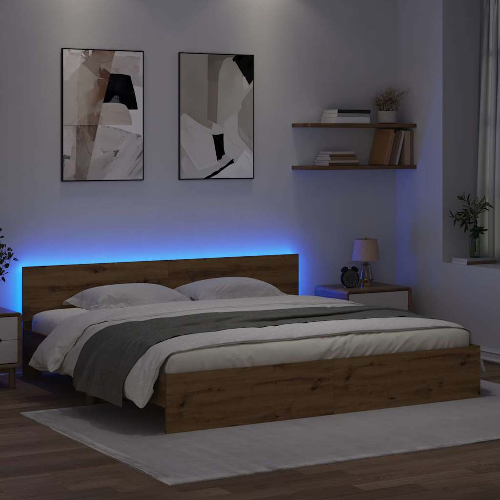 Sengestamme Artisan Eik 200 x 200 cm Konstruert tre