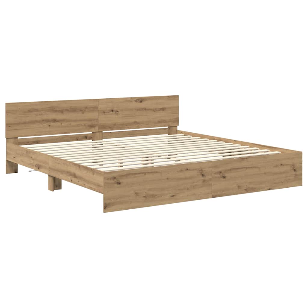 Sengestamme Artisan Eik 200 x 200 cm Konstruert tre