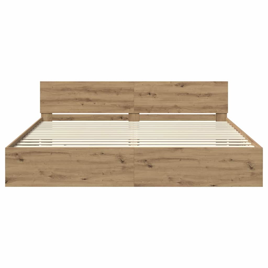 Sengestamme Artisan Eik 200 x 200 cm Konstruert tre