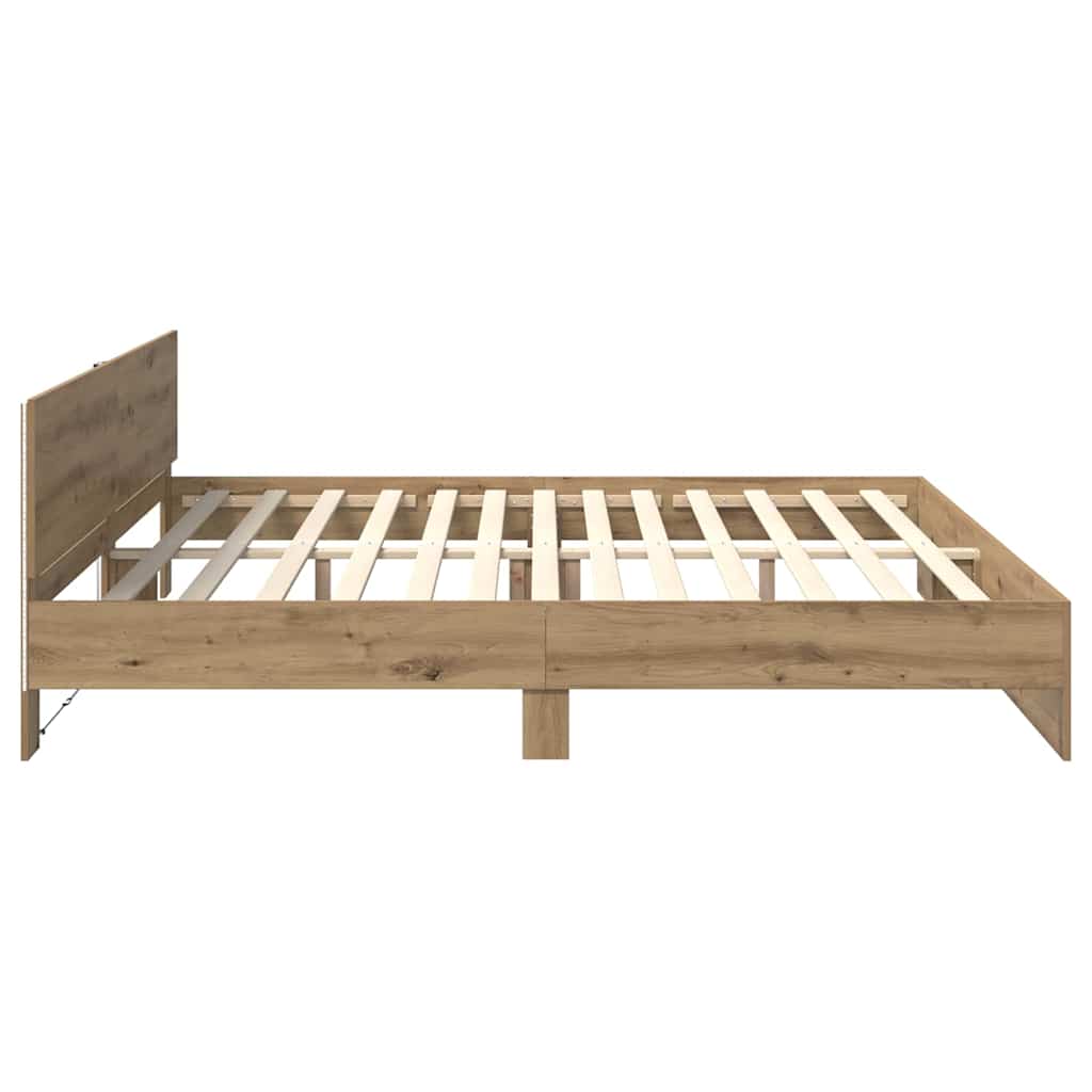 Sengestamme Artisan Eik 200 x 200 cm Konstruert tre