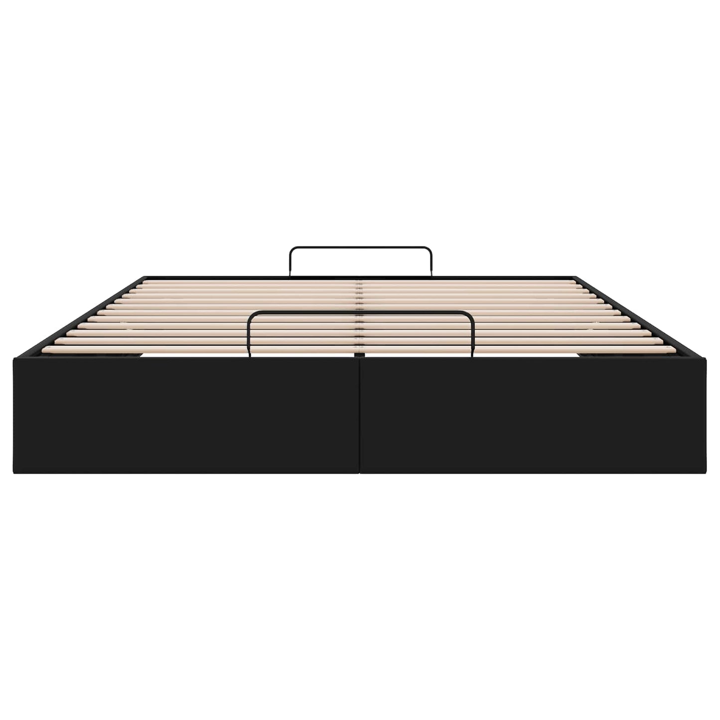 Ottoman sengeramme Svart 153 x 203 cm Kunstlær