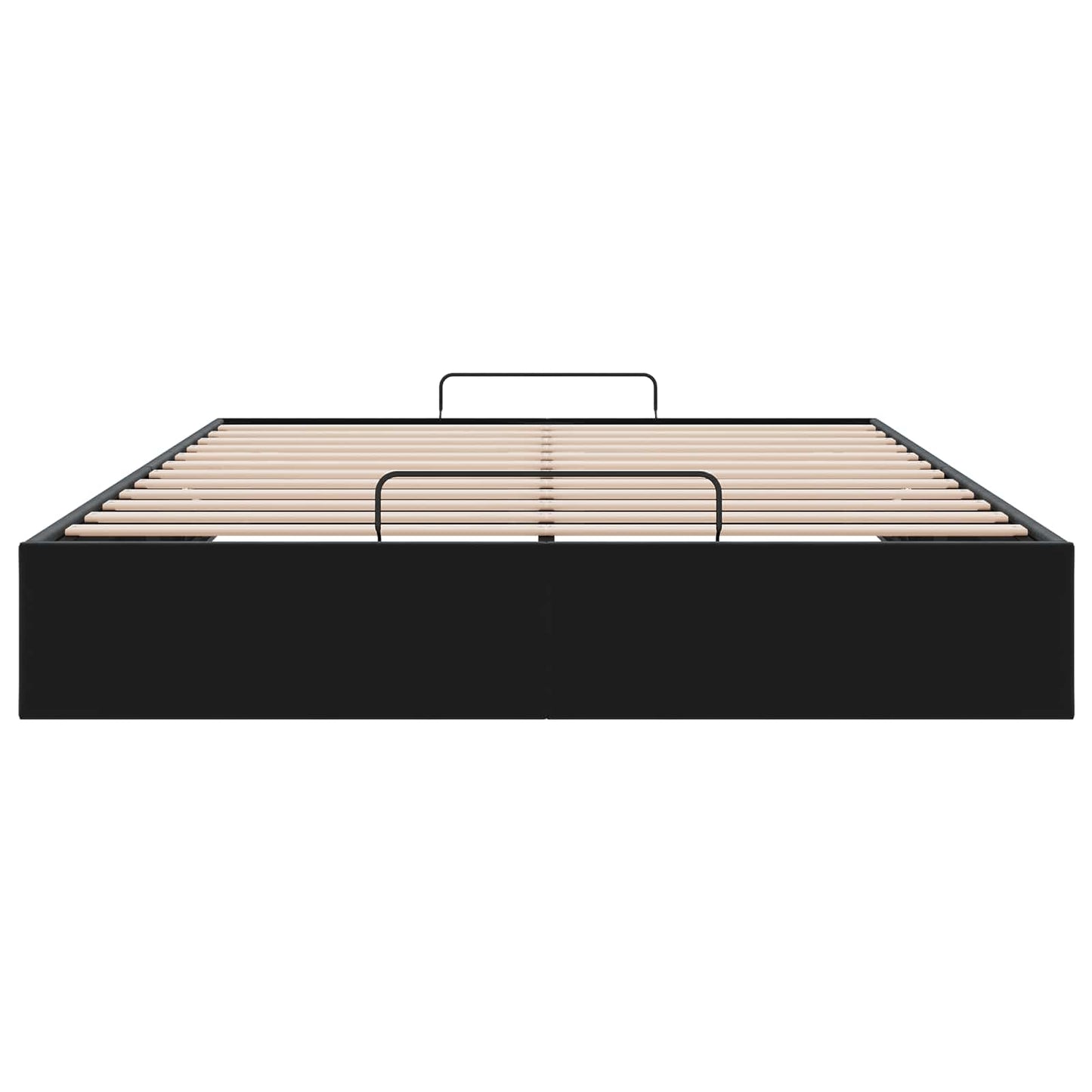 Ottoman sengeramme Svart 153 x 203 cm Fløyel