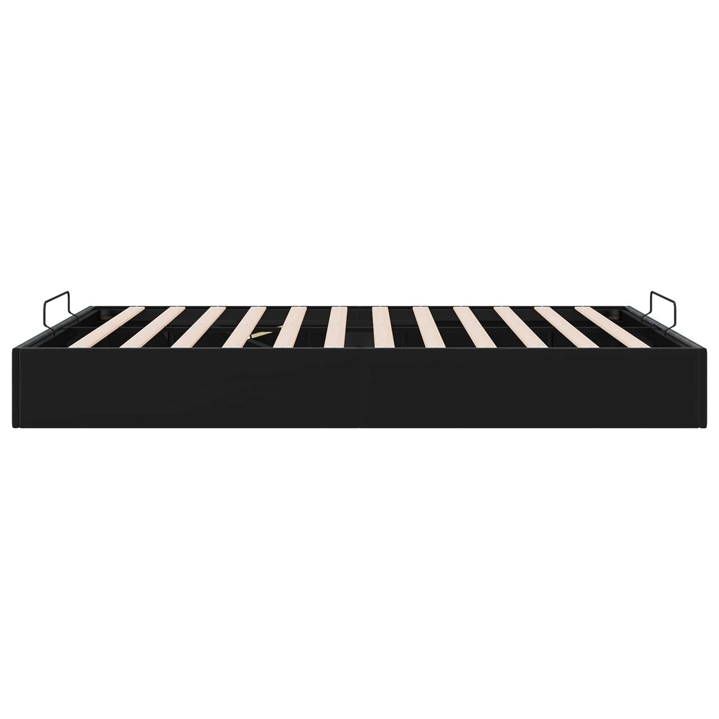 Ottoman sengeramme Svart 153 x 203 cm Fløyel
