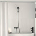Dusjhode Sett Svart G 1 / 2 tommer Messing