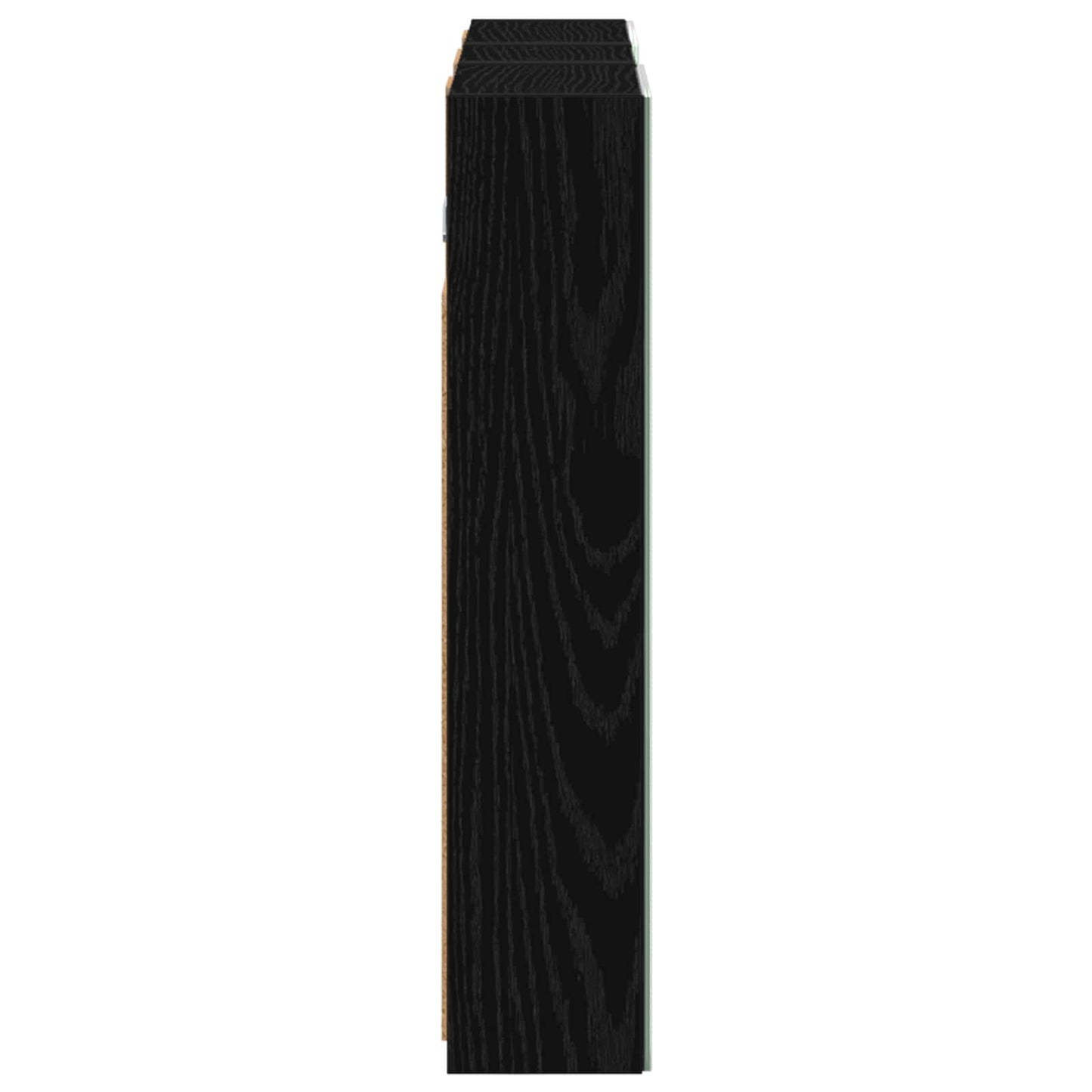 Baderomsskapsett med dør 3 pcs 80 x 10,5 x 50 cm Konstruert tre