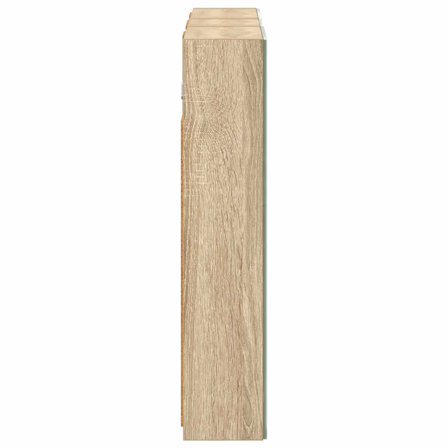 Baderomsskapsett med dør 3 pcs 80 x 10,5 x 50 cm Konstruert tre