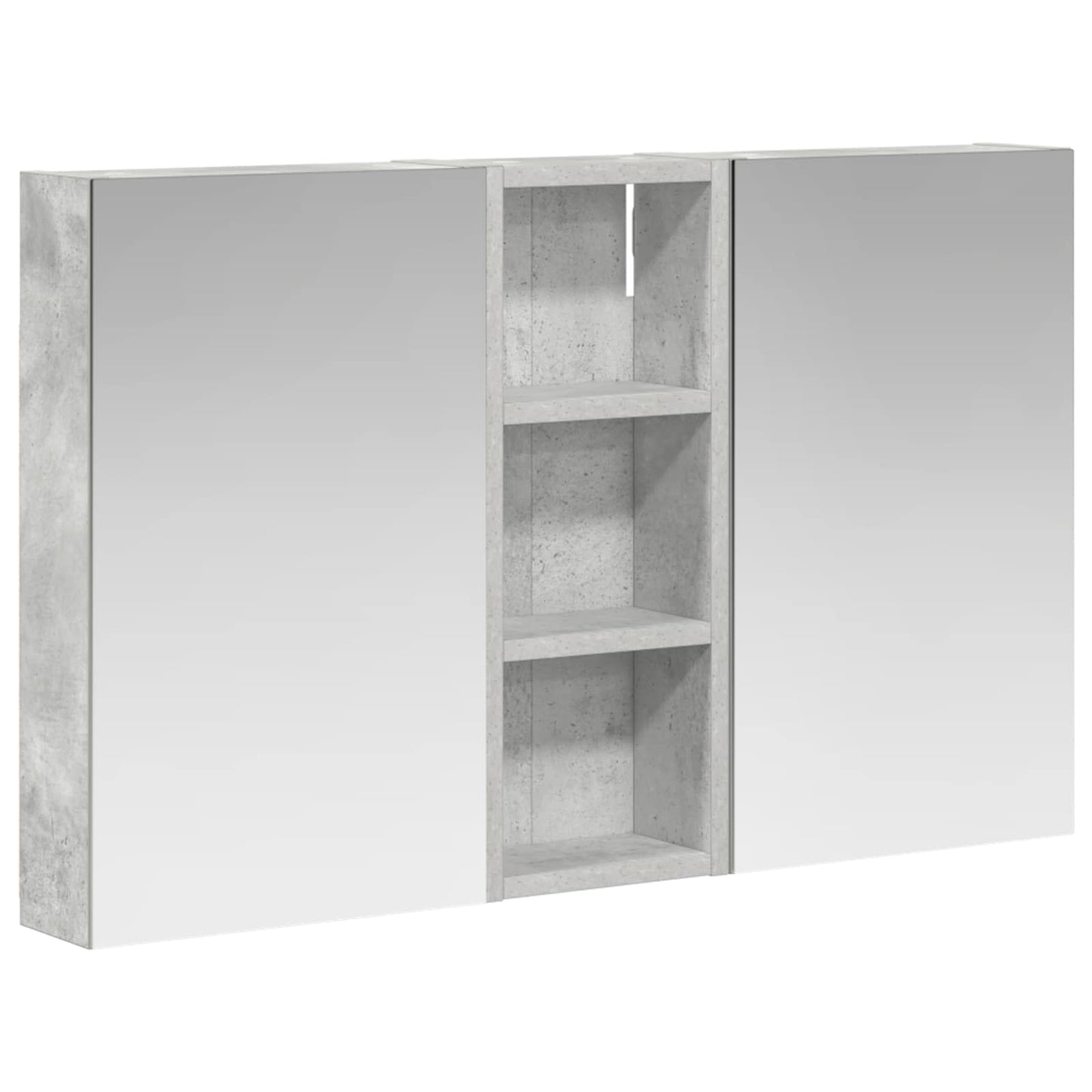 Baderomsskapsett med dør 3 pcs 80 x 10,5 x 50 cm Konstruert tre