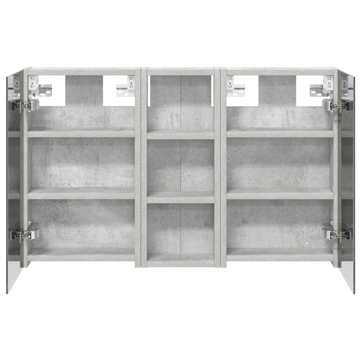 Baderomsskapsett med dør 3 pcs 80 x 10,5 x 50 cm Konstruert tre