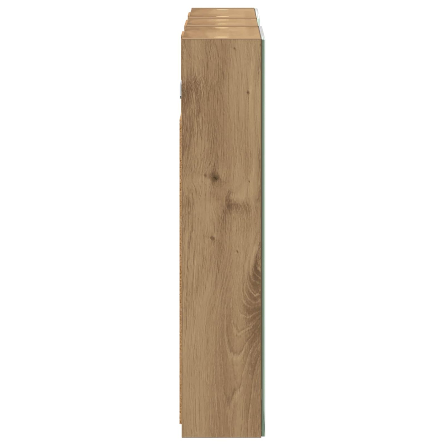 Baderomsskapsett 3 stk. 80 x 10,5 x 50 cm Konstruert tre