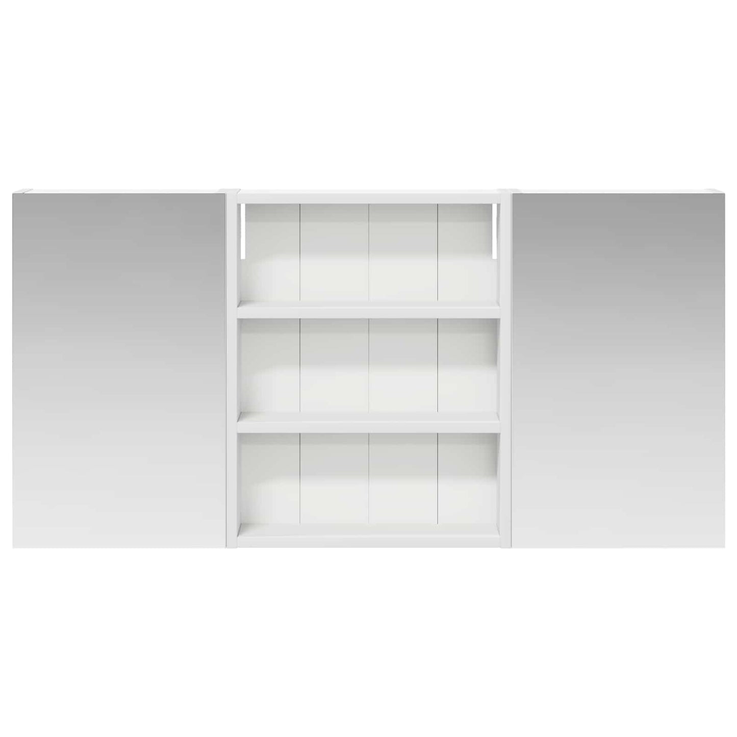 Baderomsskapsett 3 pcs 100 x 10,5 x 50 cm Konstruert tre