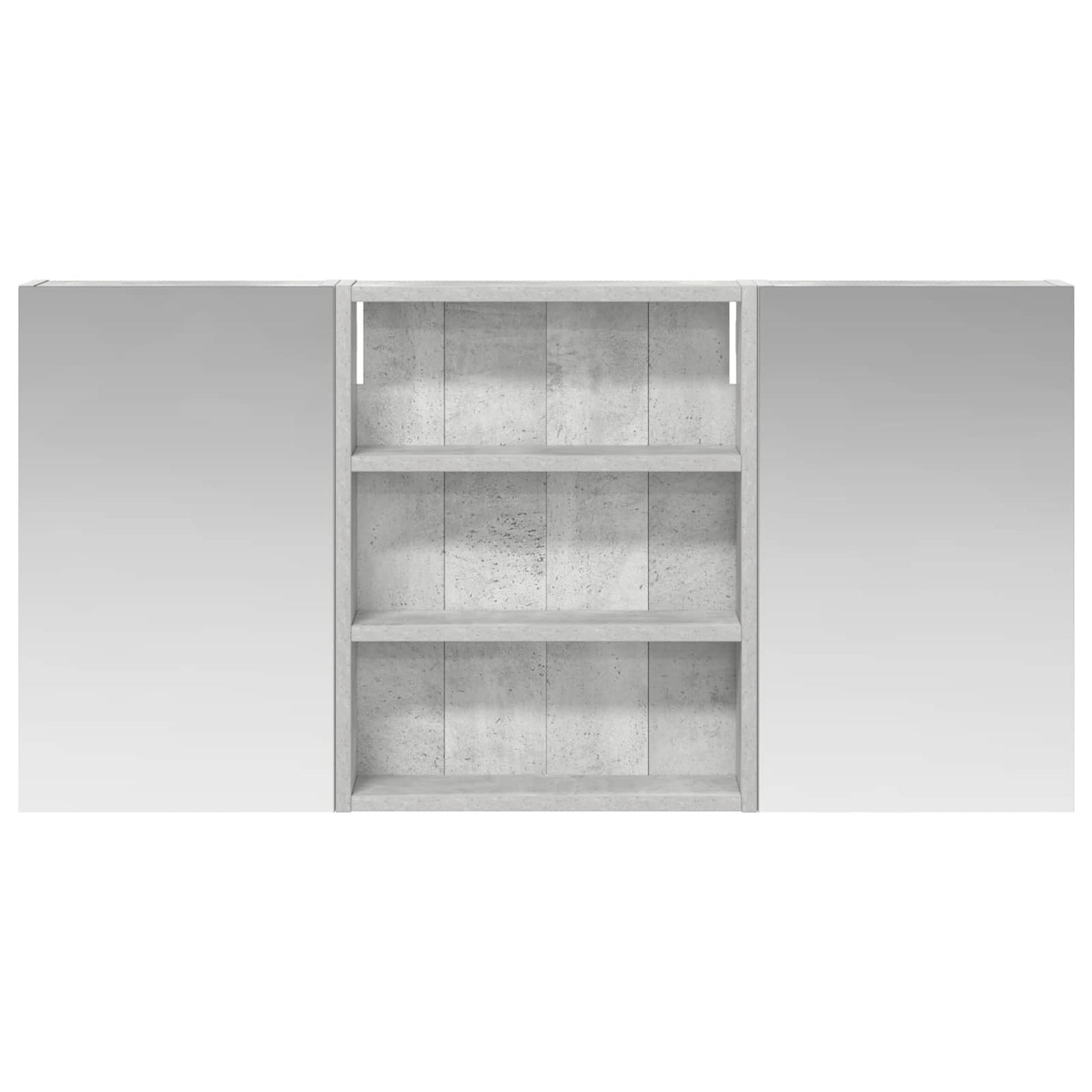 Baderomsskapsett 3 pcs 100 x 10,5 x 50 cm Konstruert tre