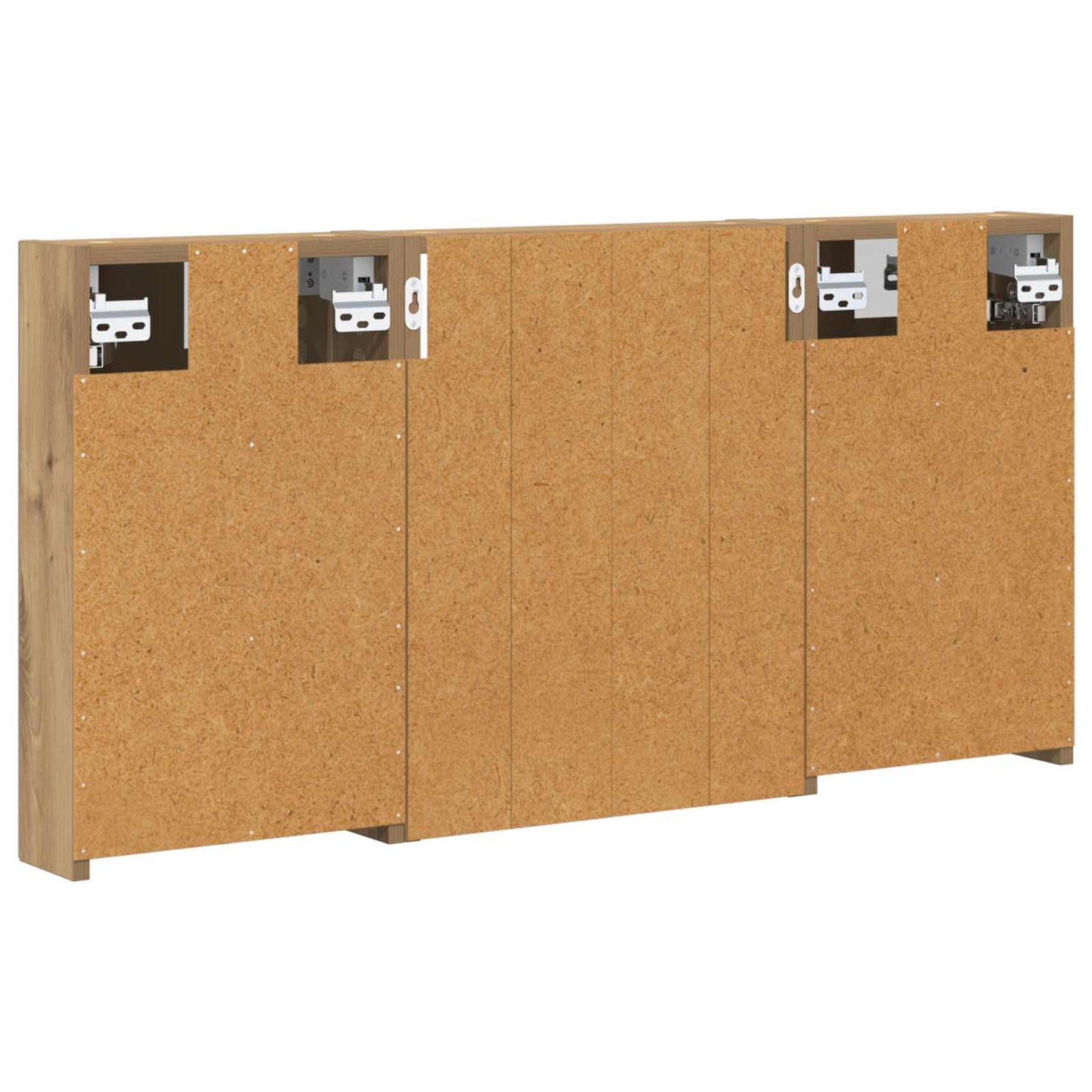Baderomsskapsett 3 stk. 100 x 10,5 x 50 cm Konstruert tre